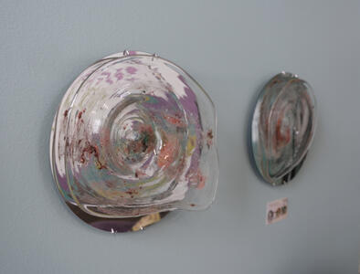 Untitled (Blown Copper Slag), Detail 2