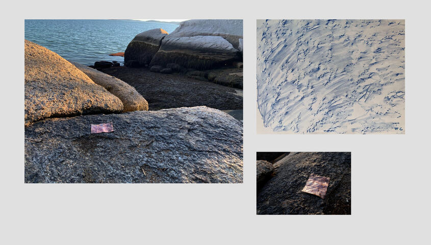 Formed Copper on Rocks (DHK06”)